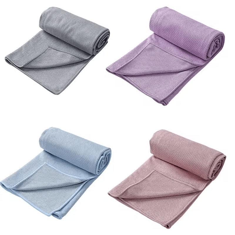 Custom Silicon Dots Quick Absorbent Dry Yoga Towel