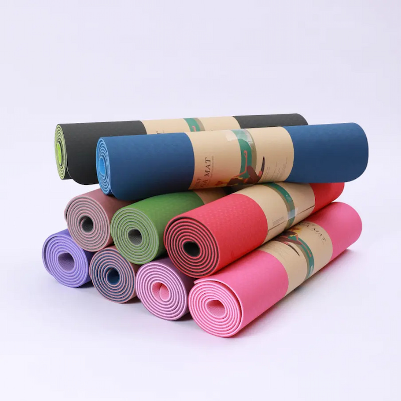 Custom Printed Eco Friendly Tpe Yoga Mat