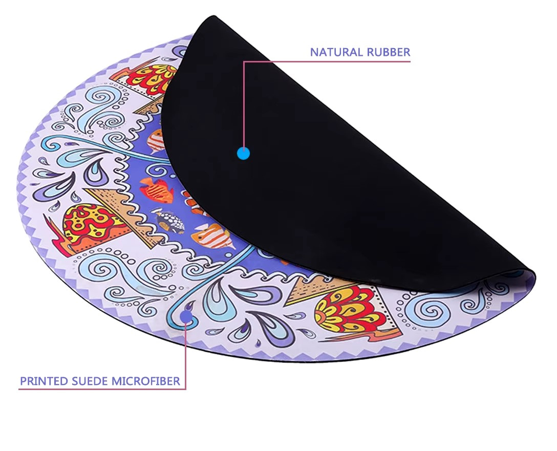 #Custom Round Yoga Mat